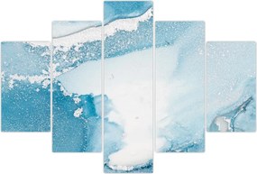 Tablou - Decor albastru (150x105 cm)