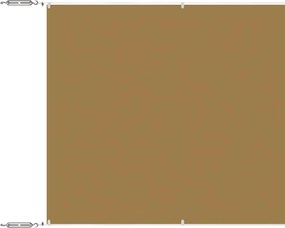 vidaXL Copertină verticală, bej, 140x600 cm, țesătură Oxford