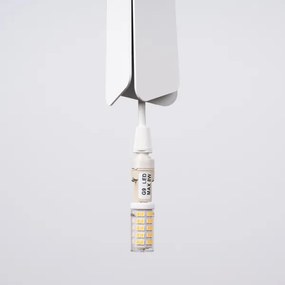 Lustră pe cablu Sollux SL.1398 PRYSM 3xG9/8W/230V alb