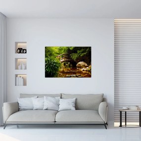 Tablou - Pod prin râu (90x60 cm)
