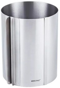 Inel pentru tort Kinghoff KH 1794, 16-30x20 cm, Pereti extensibili, Inox