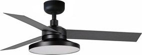 Lustra LED cu Ventilator tavan si telecomanda CRUISER TAK S negru 2700K