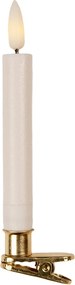Set 10 lumanari LED, pe baterii tip AAA, cu telecomanda Ø2x14 cm