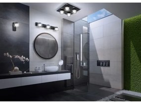 Aplică LED pentru baie Ledvance ORBIS FLAME 2xLED/5,5W/230V IP44 negru