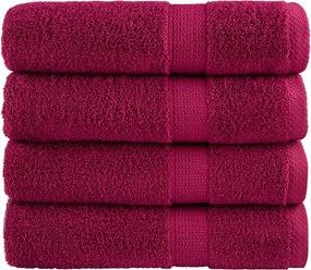 vidaXL Prosoape de baie premium, SOLUND 4 buc 100x150cm 600gsm