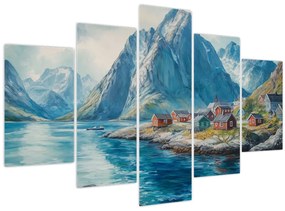 Tablou - Sat norvegian (150x105 cm)