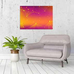 Tablou pe sticlă modern colorat (70x50 cm)