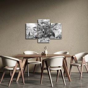 Tablou - Graffiti cu flamingo (90x60 cm)