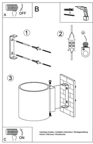 Aplică perete ORBIS 1xG9/40W/230V lemn