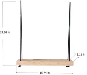 Raft de perete 50x40 cm molid