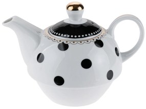 TEMPO-KONDELA DOTS AFTERNOON TEA, ceainic cu cană, porţelan