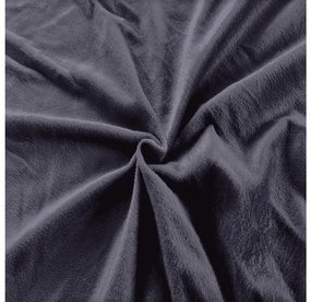 Cearsaf microplus SOFT BRONE 90x200 cm gri antracit