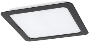 Spot LED incastrabil design modern Shaun negru 14,5x14,5cm