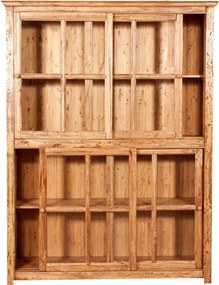 Vitrina L154 37 H212 cm, lemn masiv.