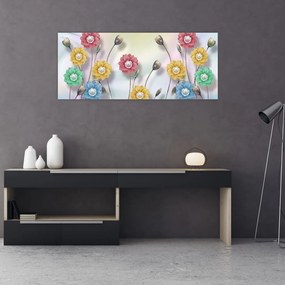 Tablou - Lunca colorată (120x50 cm)