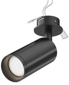 Spot incastrabil design tehnic Focus negru