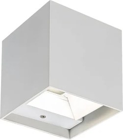 Aplica de perete iluminat exterior ambiental IP54 Solin alba