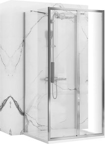 Cabina dus REA Rapid Slide 130x90 cm crom