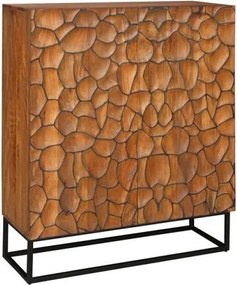 Comoda inalta cu model mozaic 3D Vulcano 120cm