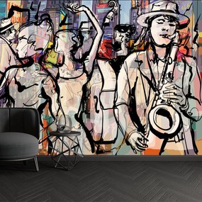 Fototapet - Noapte de jazz (147x102 cm)