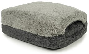 Lenjerie de pat din blăniță 4Home Teddy gri,140 x 200 cm, 70 x 90 cm