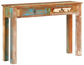 vidaXL Masă consolă, 110x30x75 cm, lemn masiv recuperat