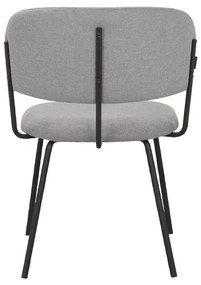 Scaune de dining gri 2 buc. Claudia – Støraa