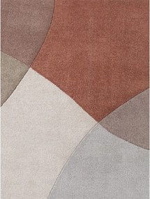 Covor bej țesut manual rotund din lână ø 160 cm Hackney Clarissa – Ted Baker