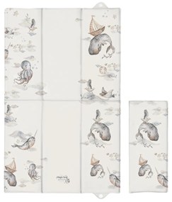 Saltea pliabila, impermeabila pentru igiena in calatorie, 40x60 cm - Magic Sea Animals