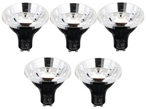 Set 5 becuri Bec LED inteligent GU10 reglabil AR70 6W 500lm 2200-6500K