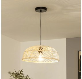 Brilagi - Lustră LED pe cablu CERIA BOHO 1xE27/40W/230V Ø 60 cm, din ratan