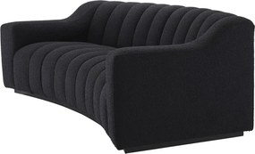 Canapea design LUX Kelly S boucle negru 115144 HZ