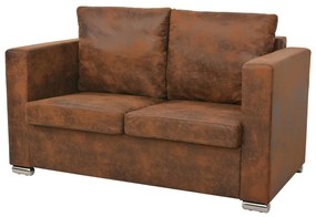 vidaXL Canapea cu 2 locuri, 137 x 73 x 82 cm, velur