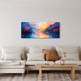 Tablou - Pictura peisajului (120x50 cm)