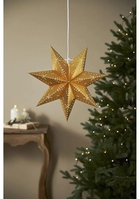 Decorațiune luminoasă de Crăciun de culoare aurie ø 45 cm Classic - Star Trading