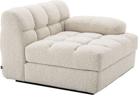 Canapea, Modul dreapta design elegant LUX Dean right, boucle crem 115517 HZ