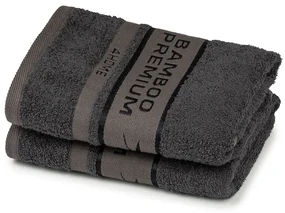 Prosop 4Home Bamboo Premium, gri închis, 30 x 50 cm