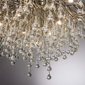 Paul Neuhaus 8092-55 - lustră aplicată ICICLE, 14xG9/40W/230V, Ø 100 cm, crom