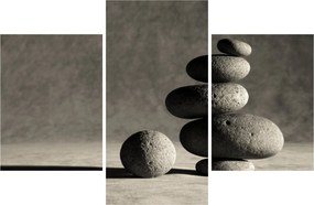 Tablou - Pietre gri (90x60 cm)