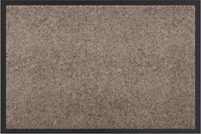 vidaXL Covoraș de intrare Bej 60 x 40 x 1.2 cm Țesătură Teddy