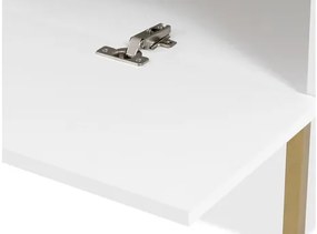 Mobilier living Madrealla II (Alb + lucios Alb + auriu) . 1104559