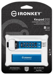 KS USB 8GB Ironkey Keypad 200