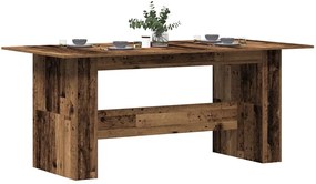 vidaXL Masă de bucătărie, lemn vechi, 180 x 90 x 76 cm, PAL