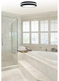 Top Light - Plafonieră LED pentru baie COMET LED/40W/230V IP54, negru Ø 40 cm