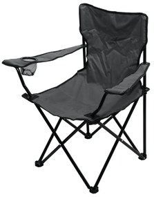 Scaun pliabil de camping Cattara 13447 Bari, gri ,49 x 39 x 84 cm