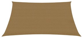 Panza parasolar, gri taupe, 2 x 2 m, HDPE, 160 g m   Gri taupe, 2 x 2 m