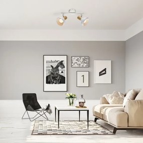 Rabalux 5944 - Lampă spot HOLLY 2xE14/40W/230V alb