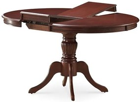 Masa extensibila nuc inchis Olivia - L 106-141 x l 106 x h 76 cm