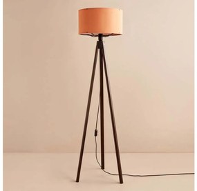 Lampă de podea AYD 1xE27/40W/230V, maro/portocaliu
