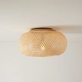 Plafonieră SALOMON 1xE27/10W/230V d. 40 cm bambus